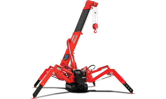 UNIC URW-245 Mini Spider Crane - For Sale or Hire in UK and Europe