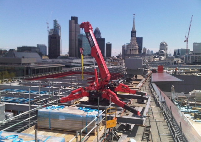 A URW-706 had a great view of London from the rooftop of One New Change