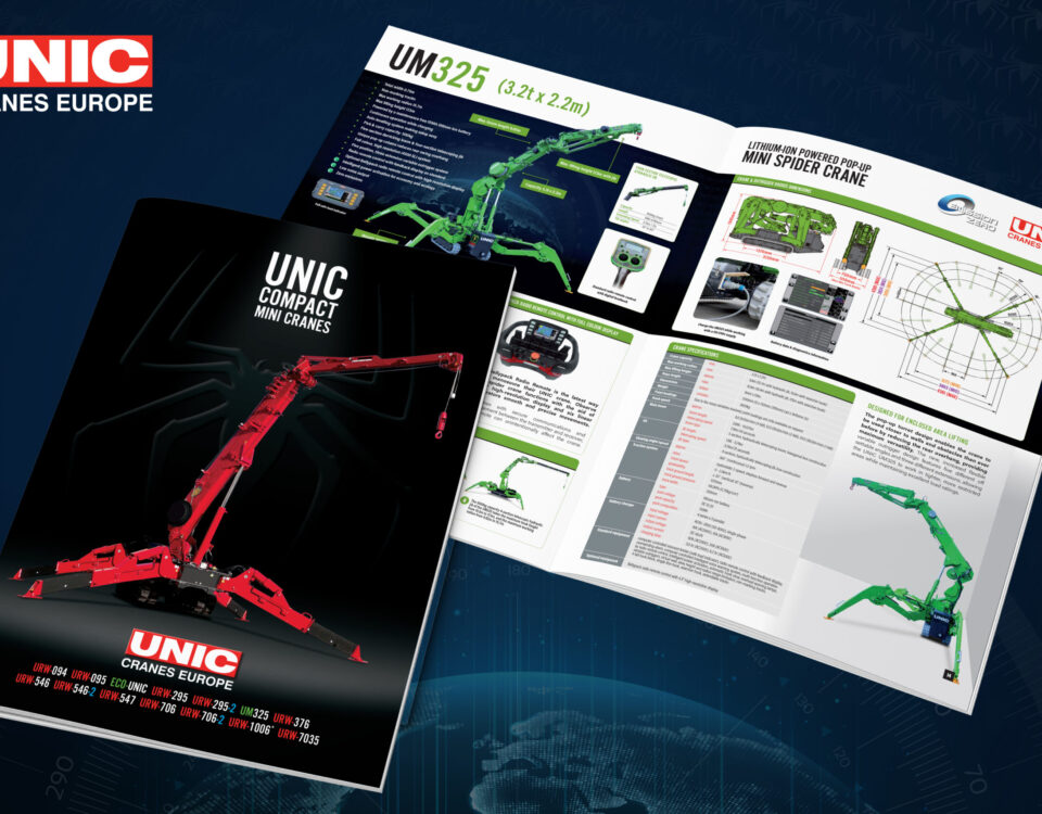 UNIC Cranes Europe brochure.